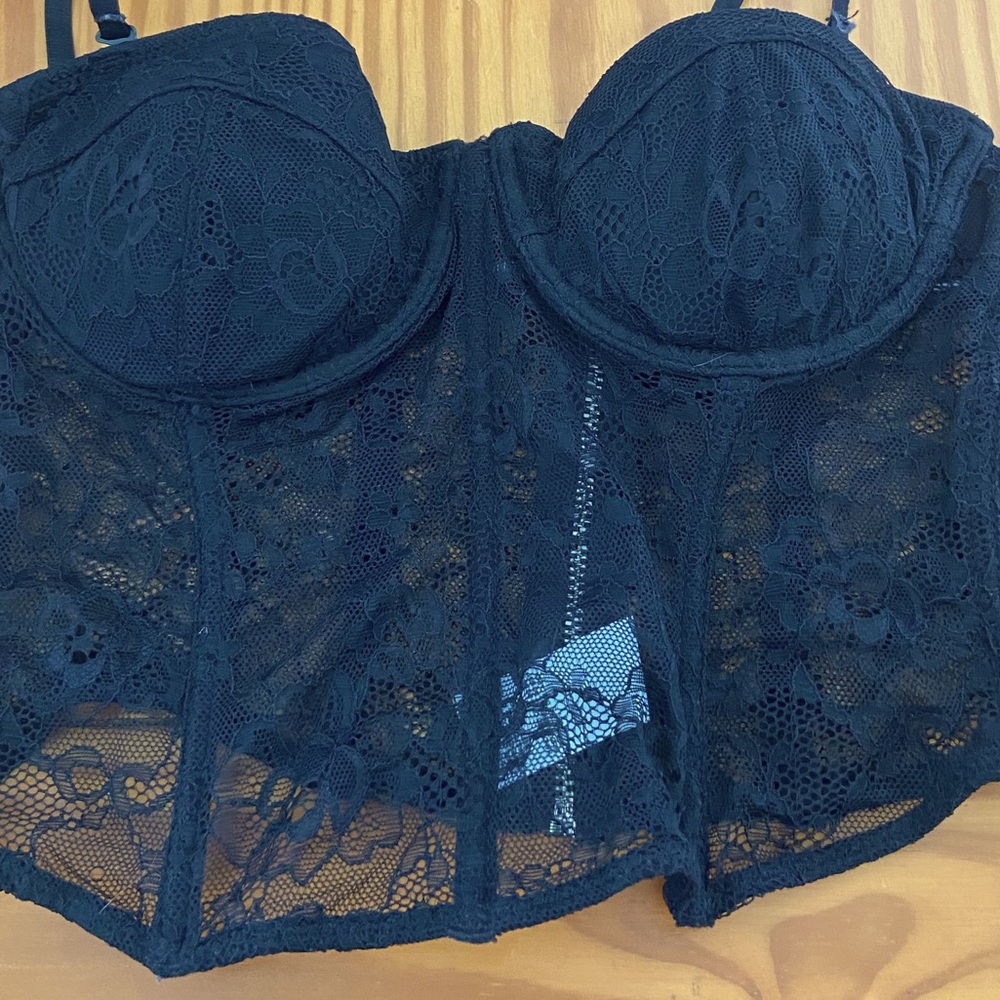 Dynamite Black Lace Bra Top